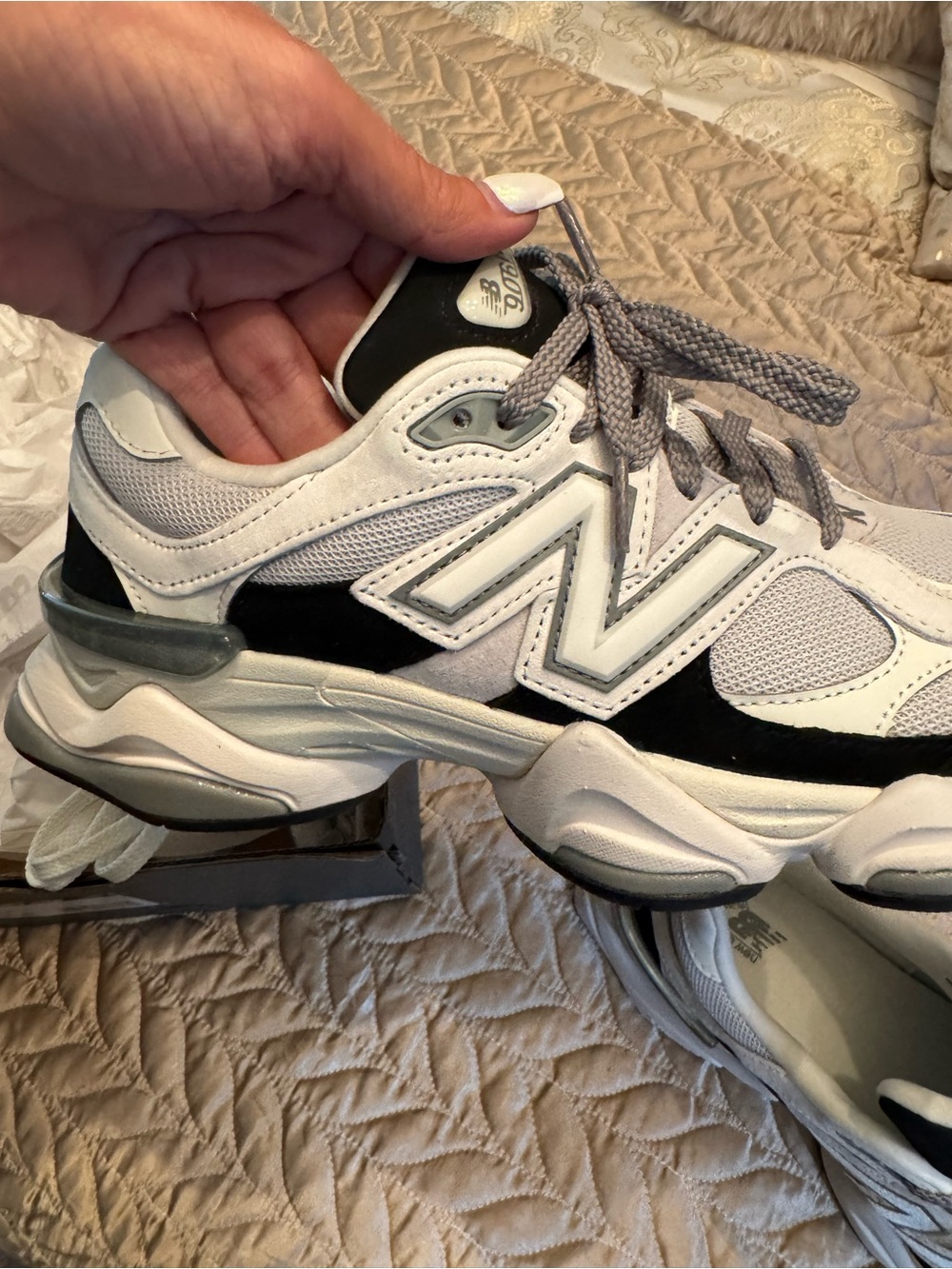 New Balance Black & Grey 9060 Lifestyle Sneakers